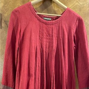 Maiwa tunic/dress red cotton L
